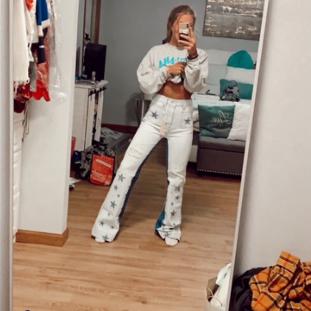 Revice denim star flare jeans
